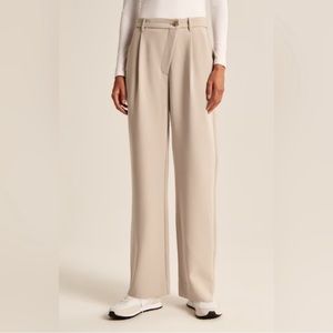 Abercrombie Khaki Tailored Dad Pants